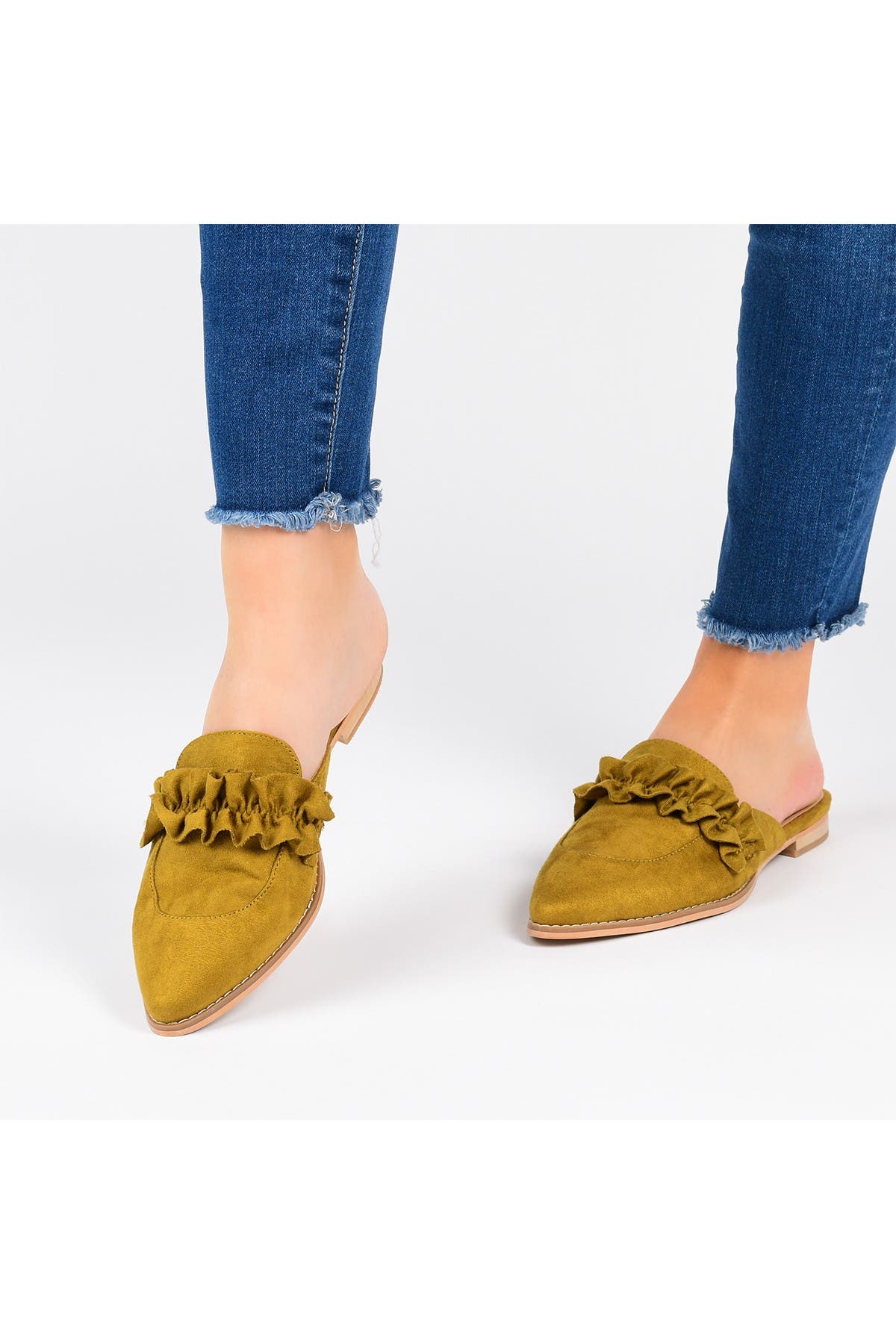 JOURNEE Kessie Mule, Alternate, color, BLUE