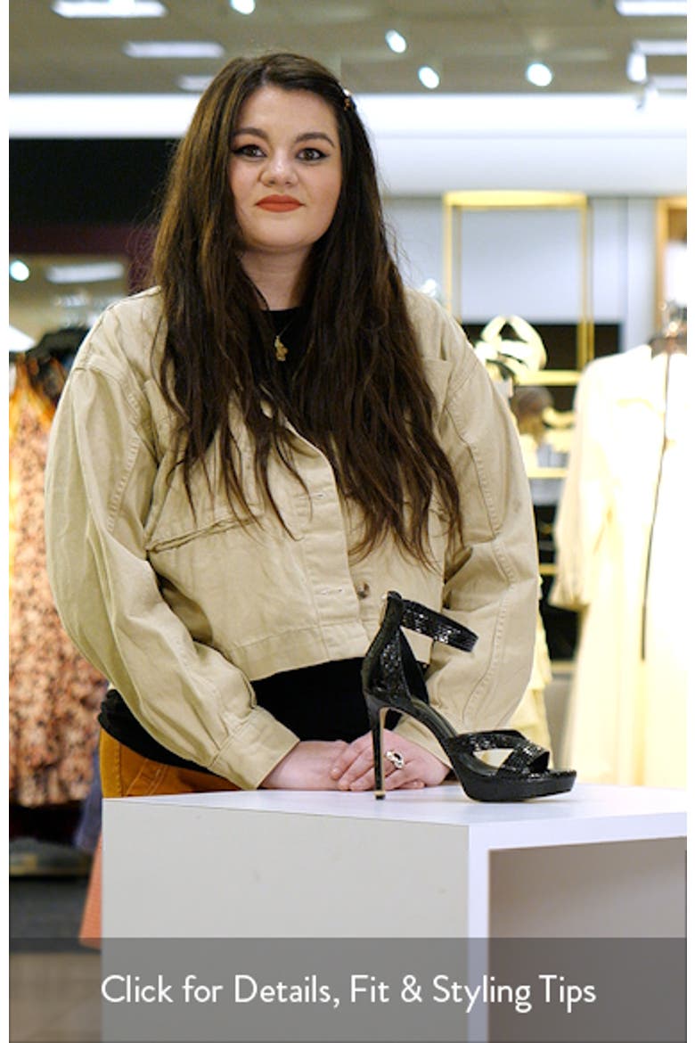 Nadine Ankle Strap Platform Sandal video