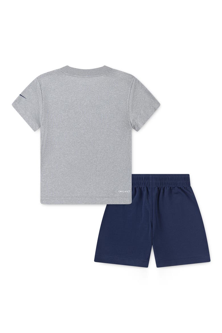 Just Do It T-Shirt & Shorts Set, Alternate, color, MIDNIGHT NAVY/LIGHT SMOKE GREY