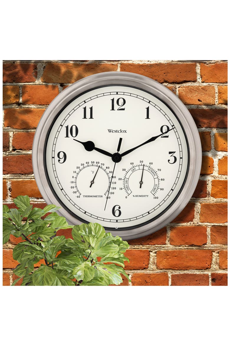 Wall Clock, Alternate, color, SILVER