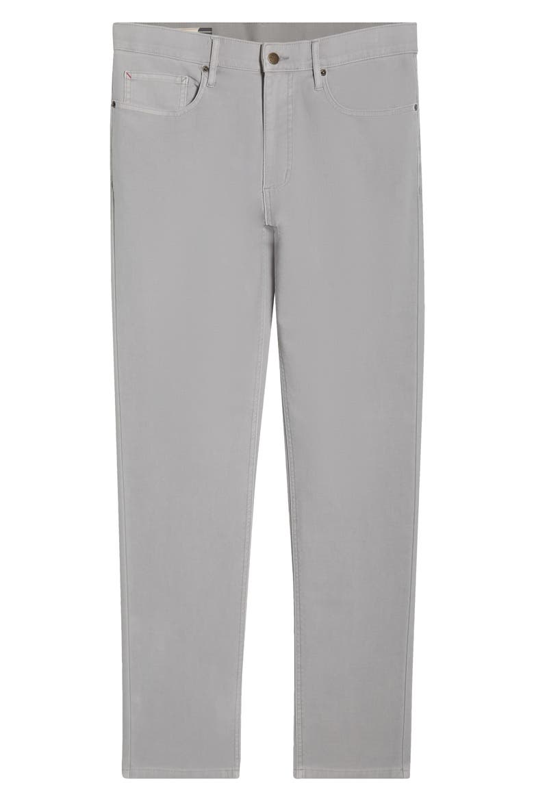 Flex Slim Straight Leg Stretch Twill Pants, Alternate, color, LIGHT GREY