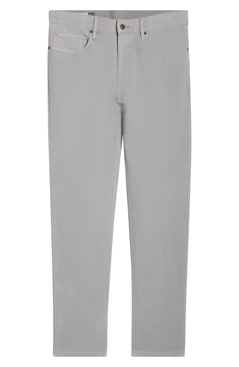 Marine Layer Flex Slim Straight Leg Stretch Twill Pants, Alternate, color, Light Grey