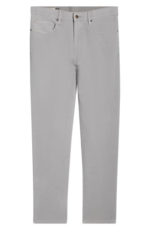 Marine Layer Flex Slim Straight Leg Stretch Twill Pants In Gray