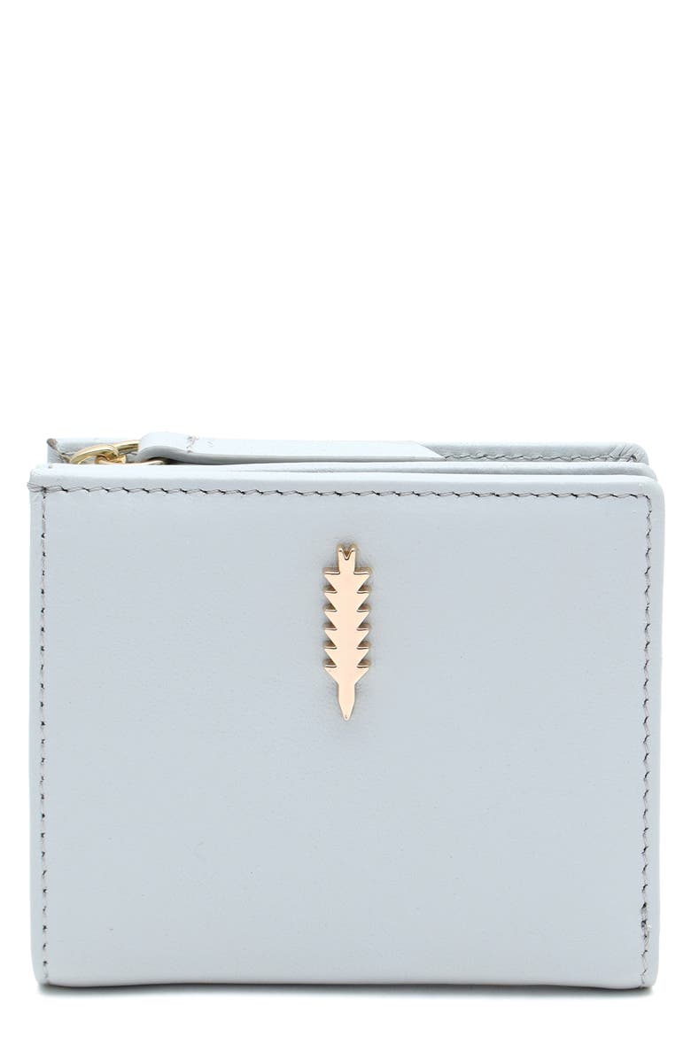 Lexi Bifold Leather Wallet, Main, color, MALDIVES BLUE