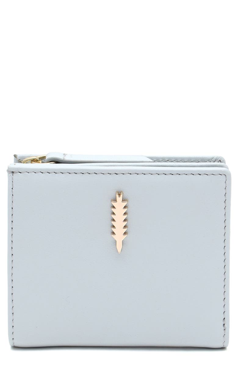 Thacker Lexi Bifold Leather Wallet, Main, color, Maldives Blue