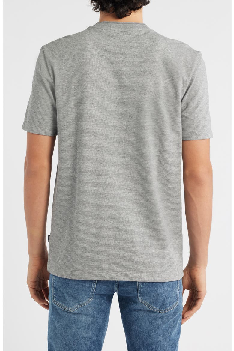 Thompson Tipped Cotton Blend T-Shirt, Alternate, color, SILVER