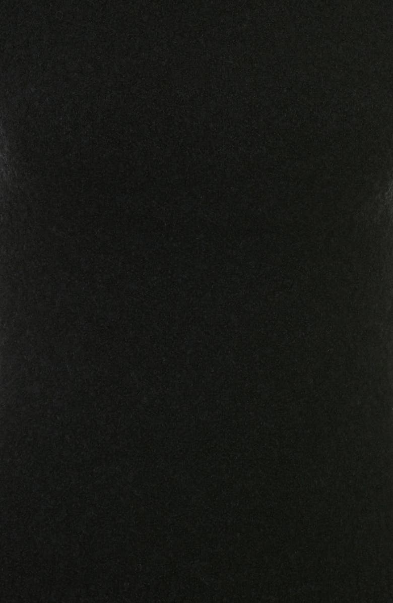 HOUSE OF CB Caia Mock Neck Cap Sleeve Bouclé Sweater, Alternate, color, Black