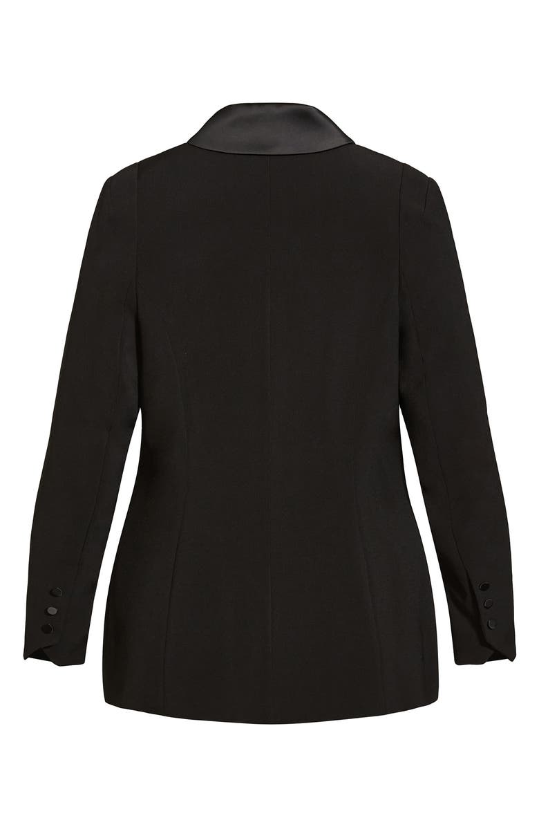 City Chic Tuxe Luxe Jacket, Alternate, color, 