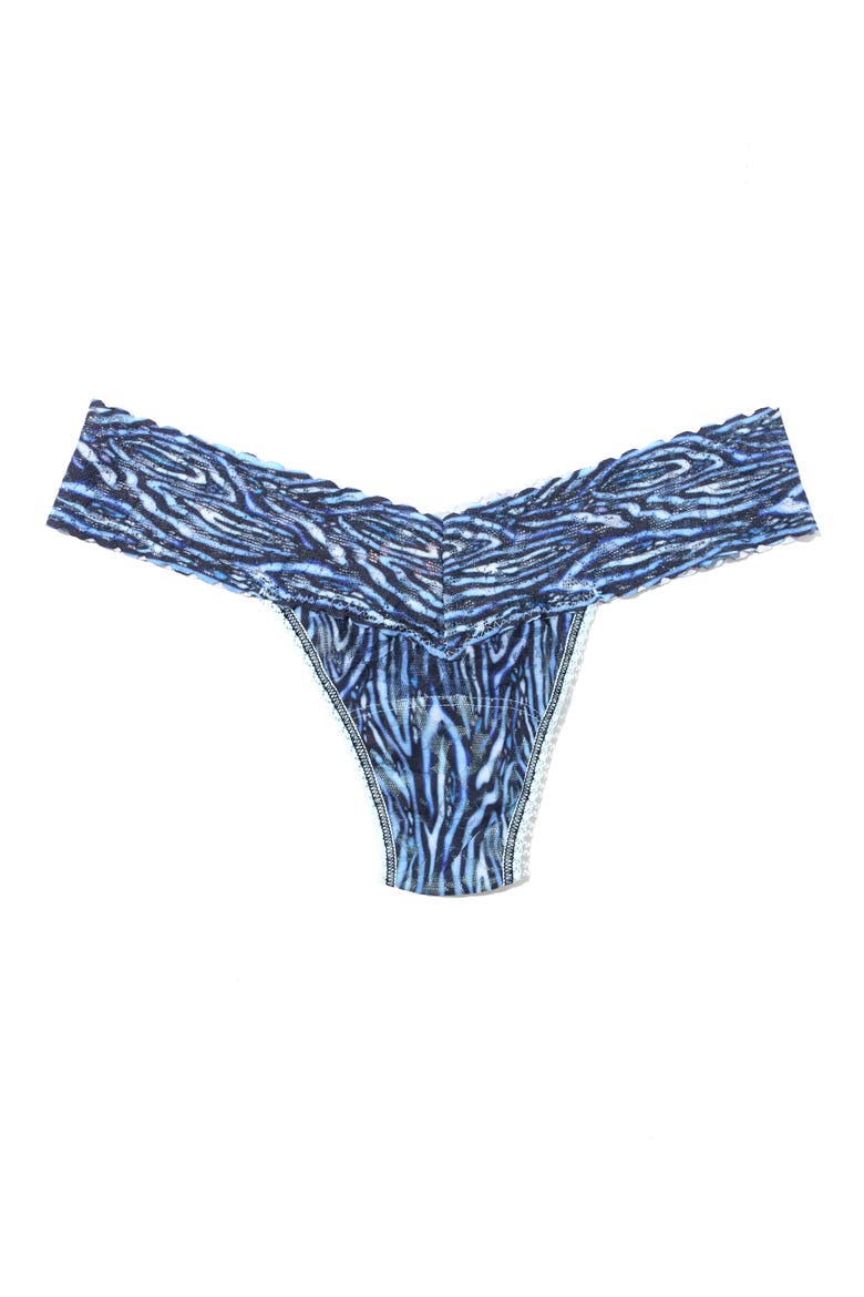 Print Low Rise Thong, Alternate, color, SEA YOU