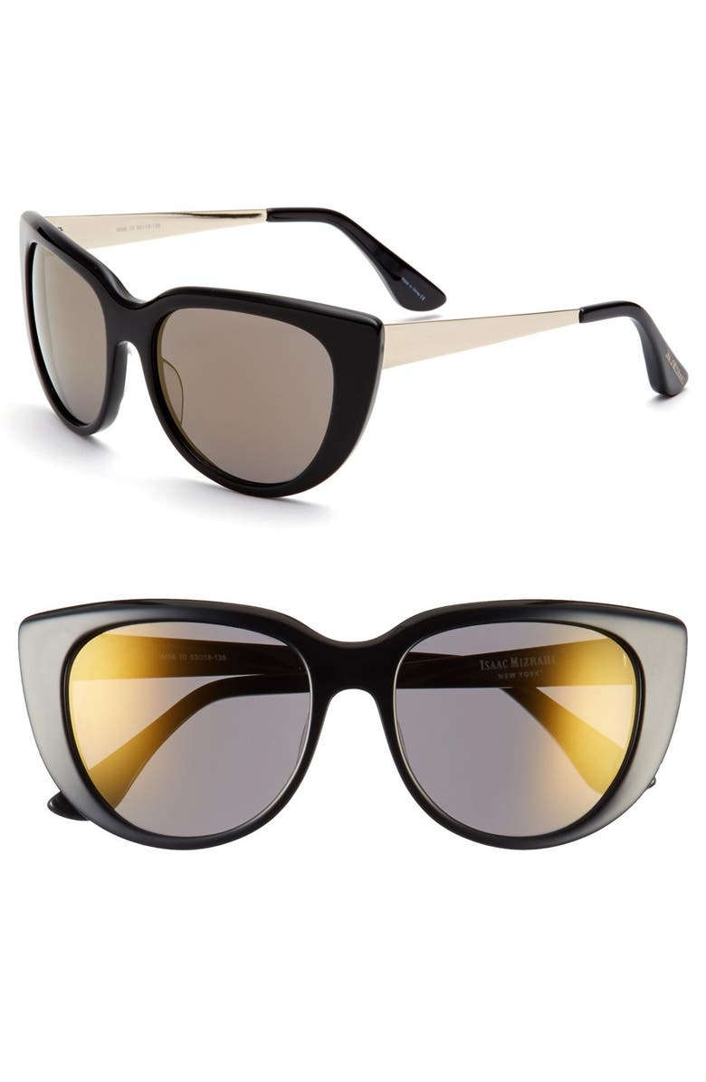 Isaac Mizrahi New York 53mm Sunglasses, Main, color, 