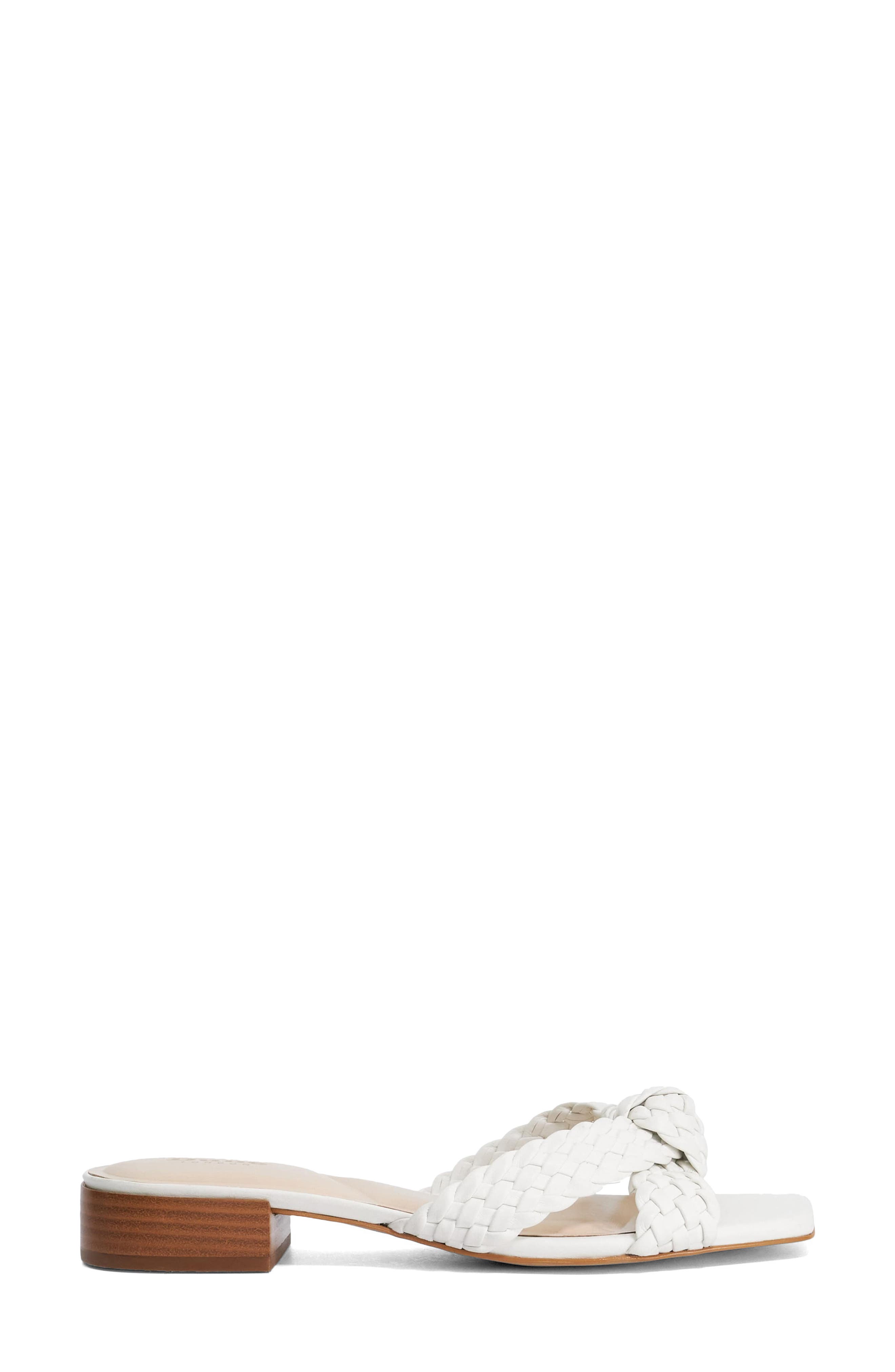 Dune London Lacees Block Heel Sandal, Alternate, color, White