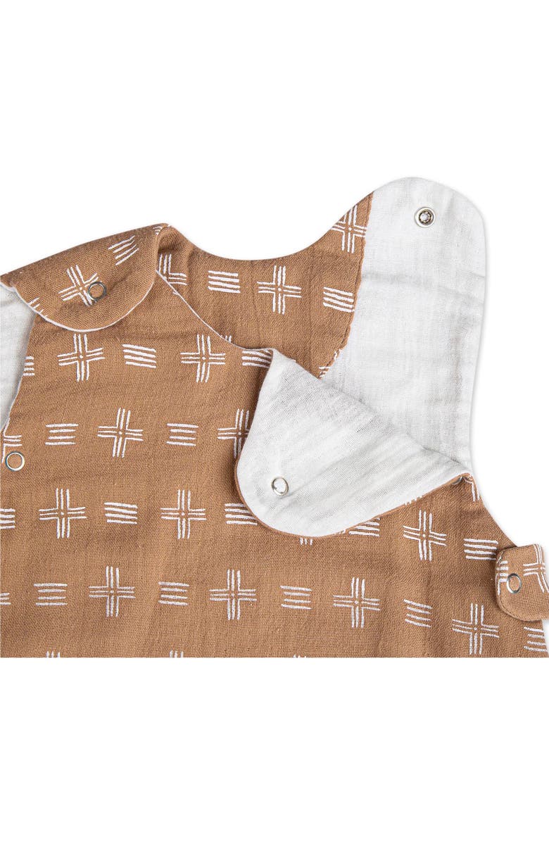 CRANE BABY Cotton Wearable Blanket, Alternate, color, Copper/ Multi