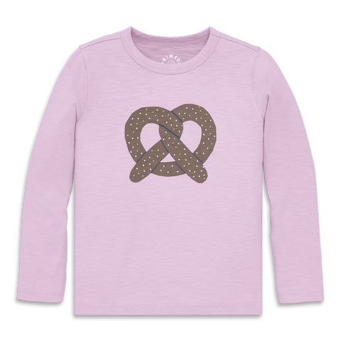 Kids Long Sleeve Pretzel Tee