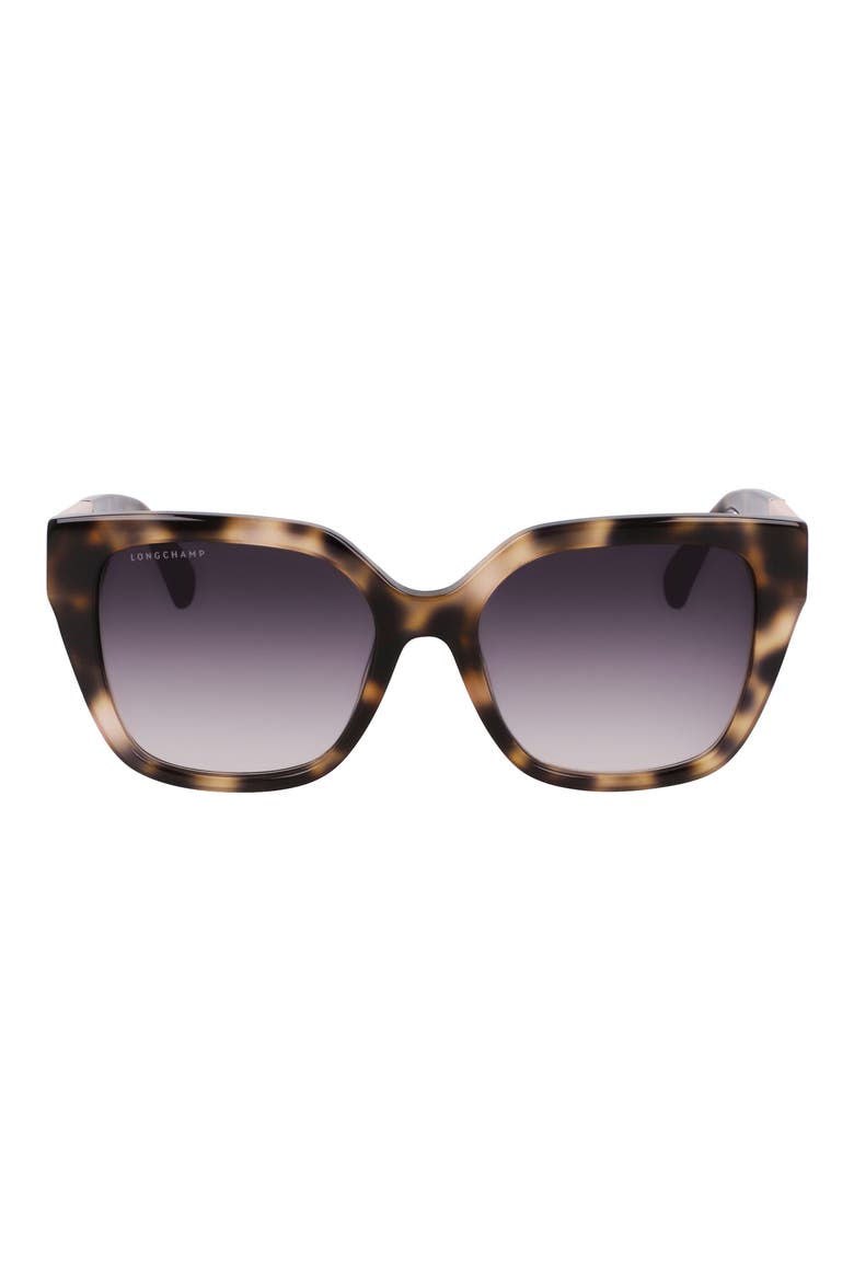 Roseau 54mm Butterfly Sunglasses, Main, color, HAVANA