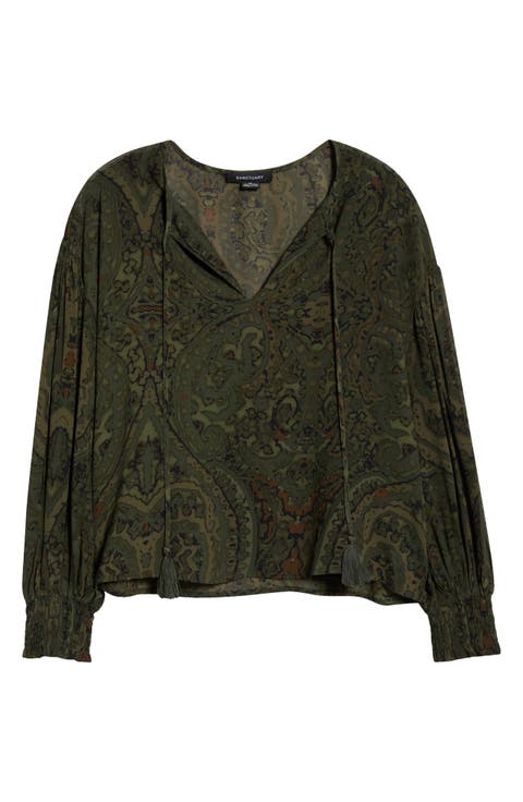 The Moment Print Top
