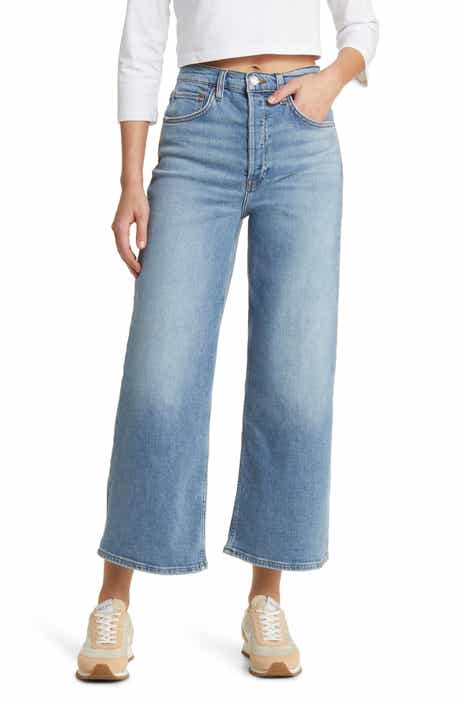 Wide Leg Crop Jeans