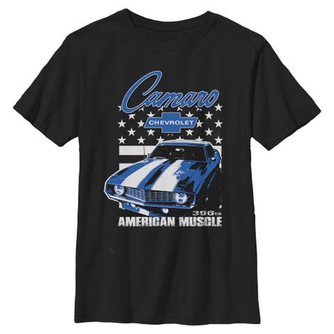 Boy's General Motors Camaro American Muscle  Graphic T-Shirt