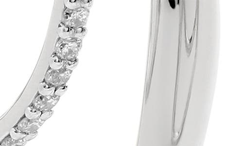 Monica Vinader Medium Nura Wrap Hoop Earrings In Silver
