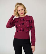 Unique Vintage Embroidered Long Sleeve Sweater