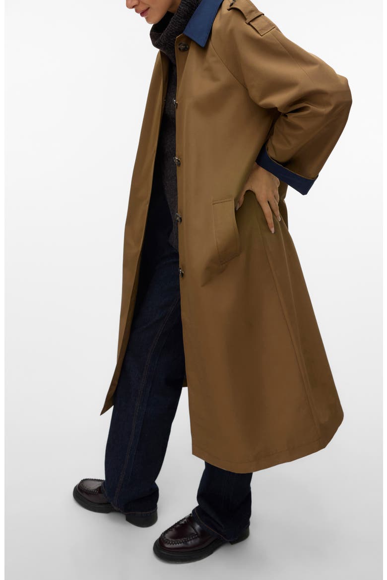 Lucia Maria Water Resistant Coat, Alternate, color, CUB DETAIL NAVY BLAZ