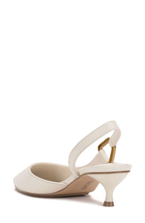 Vince Camuto Inari Slingback Pointed Toe Pump In White