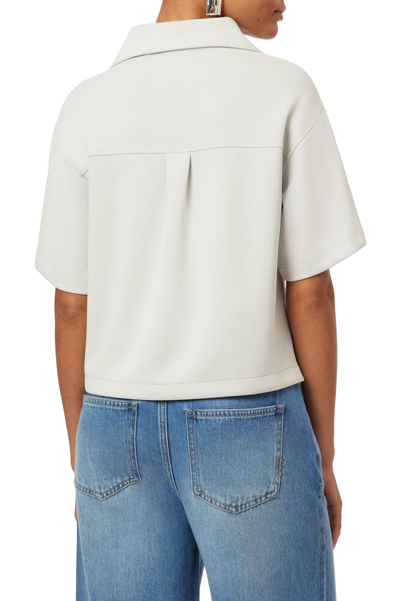 Quarter Zip Tee, Alternate, color, LUNAR ROCK