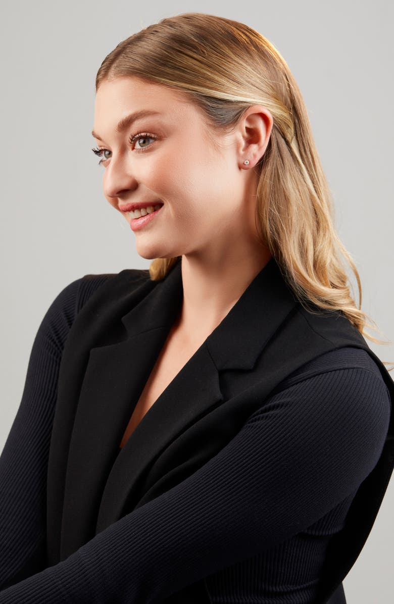 Bony Levy Single Diamond Stud Earring, Alternate, color, Yellow Gold