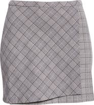 Ganni Mixed Check Miniskirt
