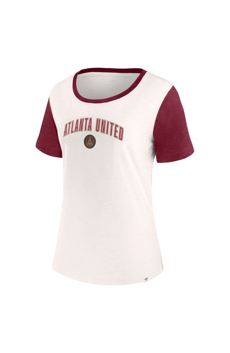 FANATICS Women's Fanatics Branded Cream Atlanta United FC Volley T-Shirt, Alternate, color, 