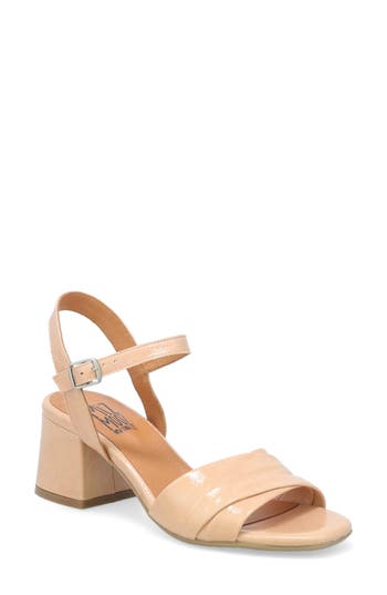 Miz Mooz Bela Block Heel Sandal In Neutral
