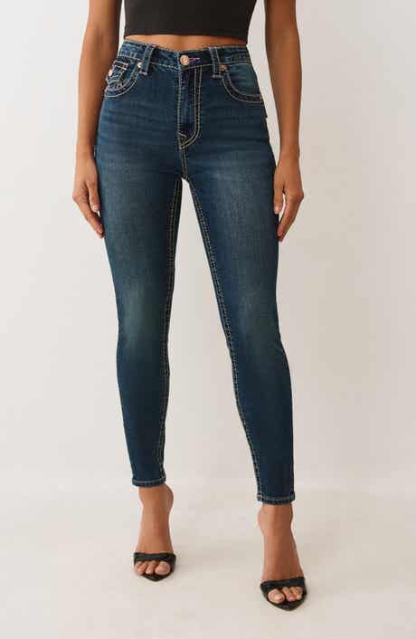 True Religion Halle Big T High Waist Flap Pocket Skinny Jeans