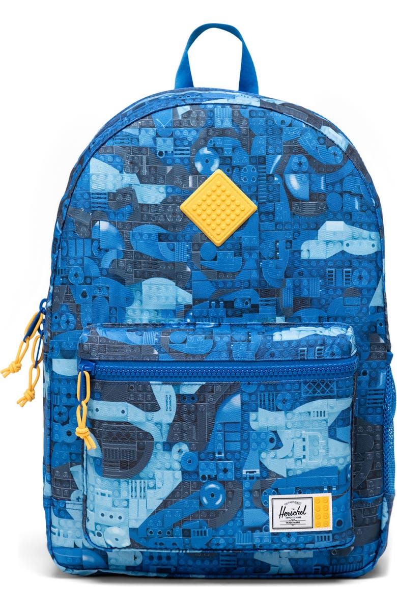 Herschel Supply Co. LEGO<sup>®</sup> Heritage Youth Backpack, Main, color, Abstract Bricks Blue