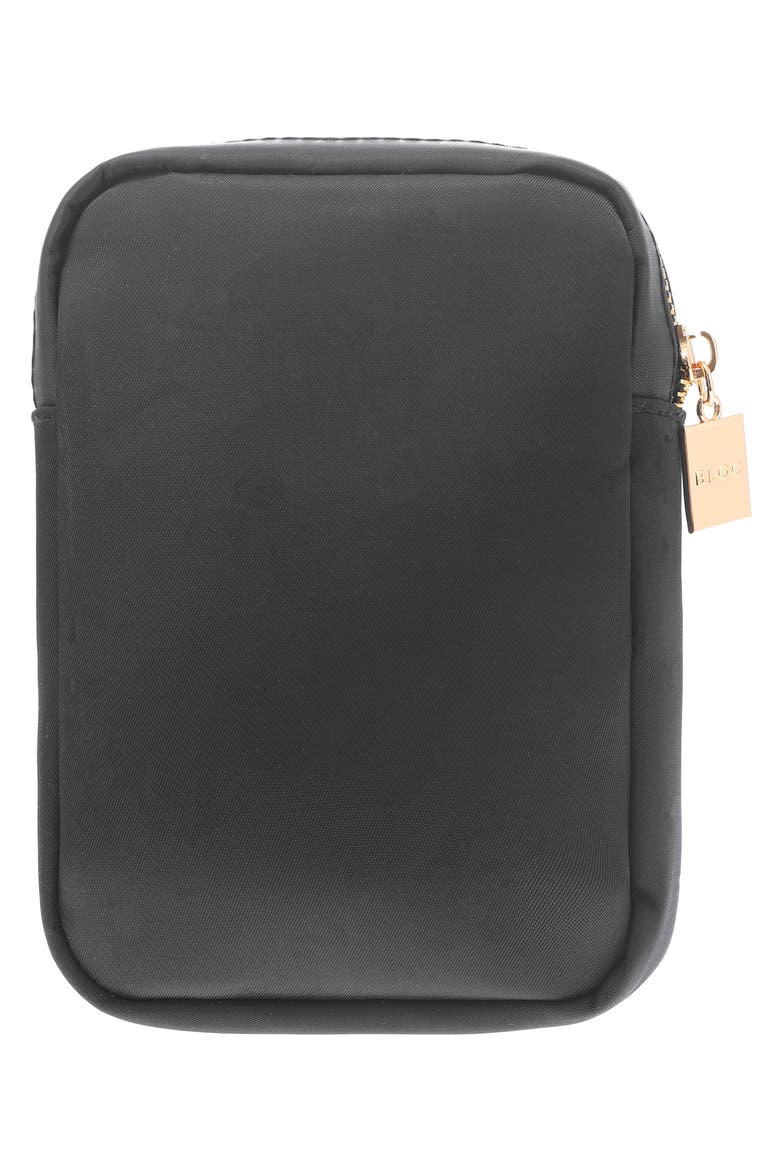 Mini Star Cosmetics Bag, Alternate, color, BLACK/ BLACK