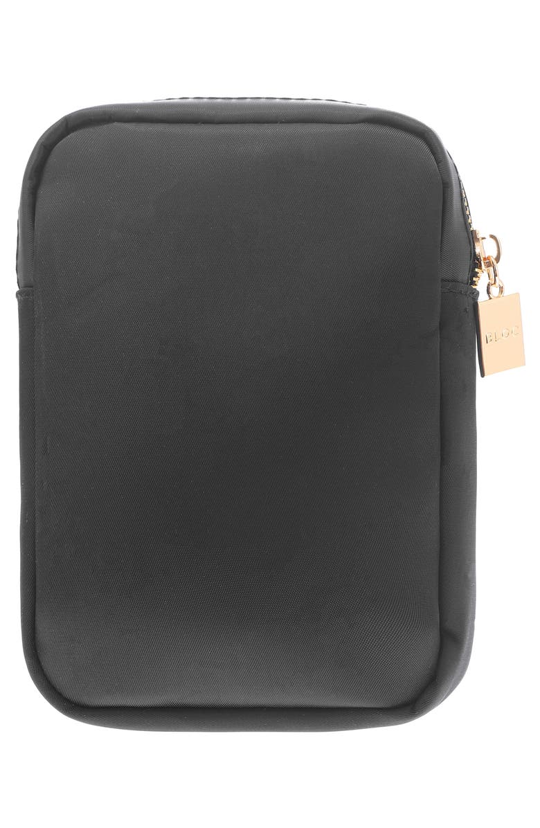 Bloc Bags Mini Star Cosmetics Bag, Alternate, color, Black/ Black