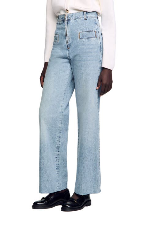 Wide-leg jeans