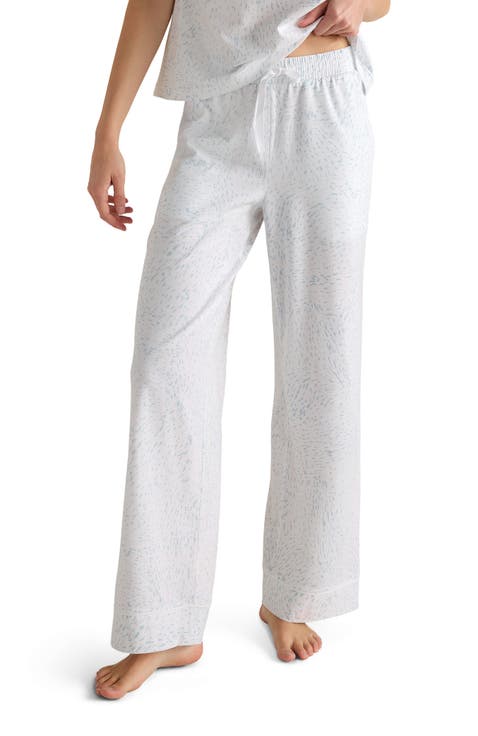 Organic Cotton Jersey Rippled Sand Pajama Pants