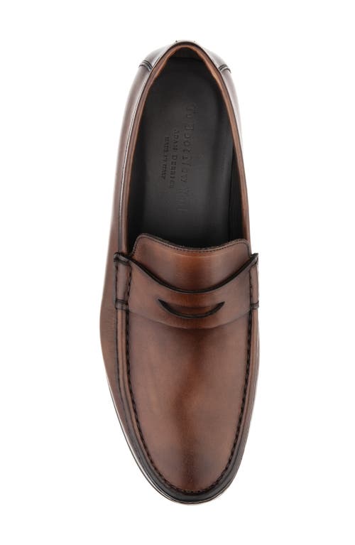 Shop To Boot New York Clapton Penny Loafer In Burnished Brown