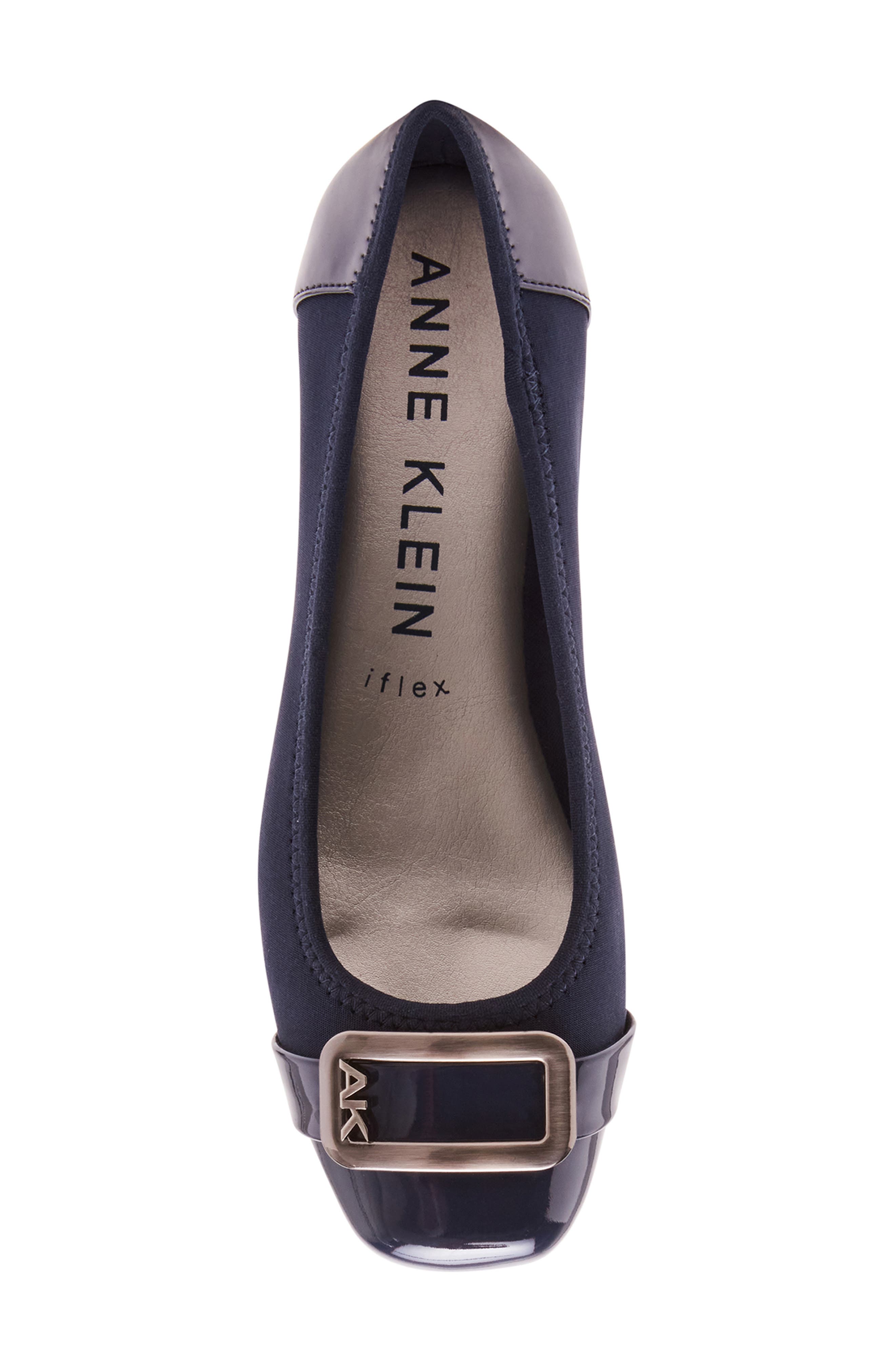 Anne Klein Ulivera Ballet Flat, Alternate, color, Navy