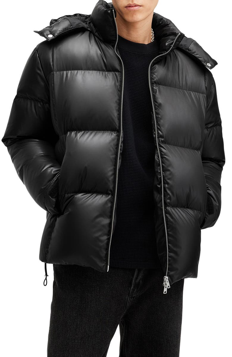 AllSaints Lupin Puffer Jacket, Main, color,