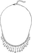 Nadri Hera Fringe Cubic Zirconia Frontal Necklace