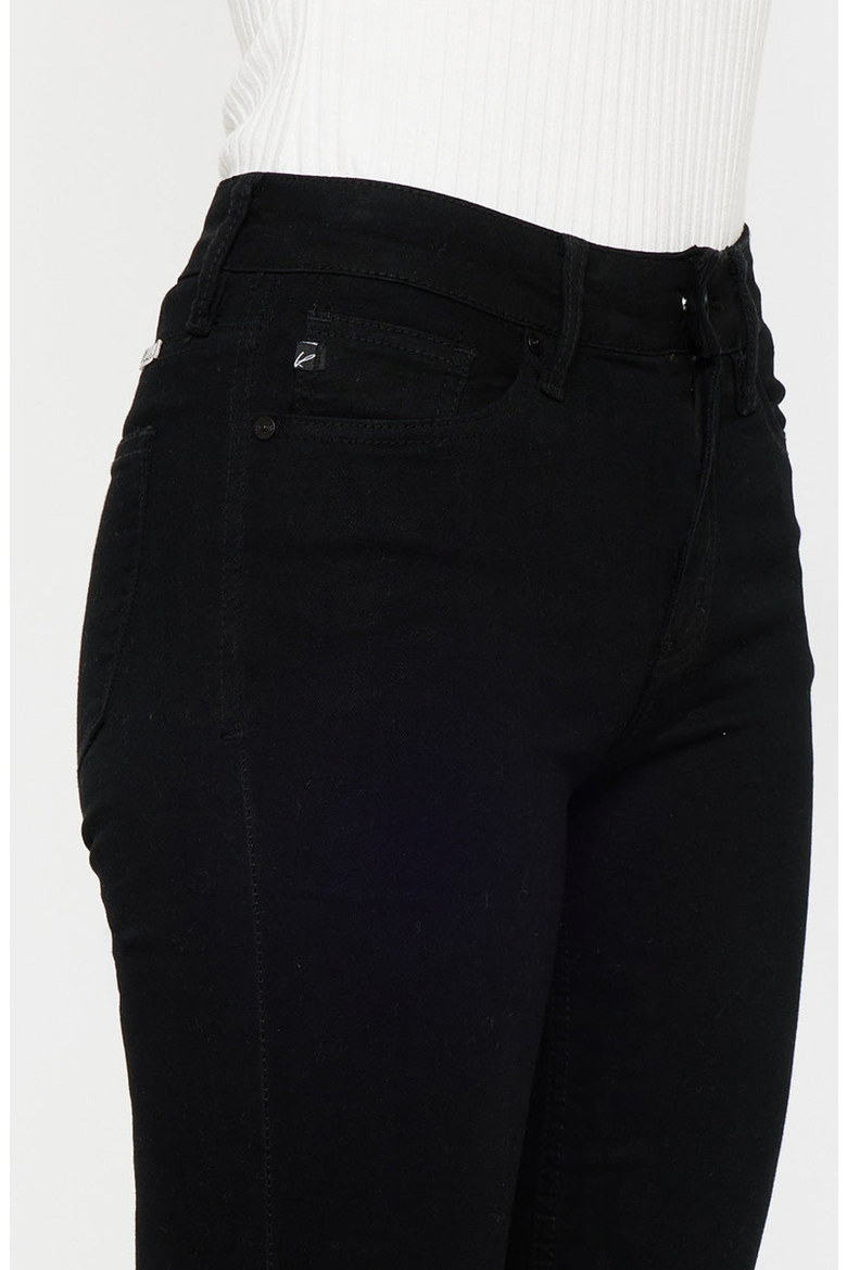 Ilene Mid Rise Flare Jeans, Alternate, color, Black