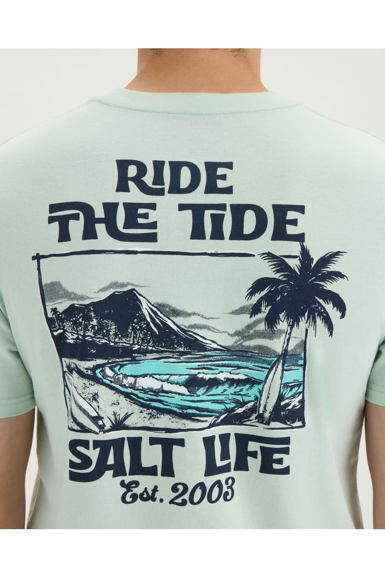 Ride the Tide Short Sleeve Tee, Alternate, color, FRESH MINT