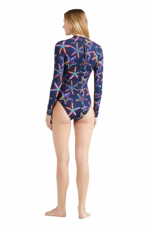 Shop Vilebrequin Disco Stars Uv Protection One-piece Rashguard
