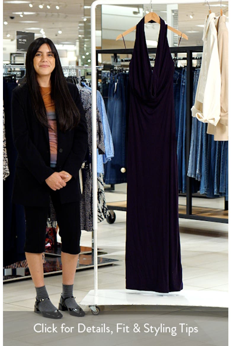 Smooth Halter Maxi Dress video