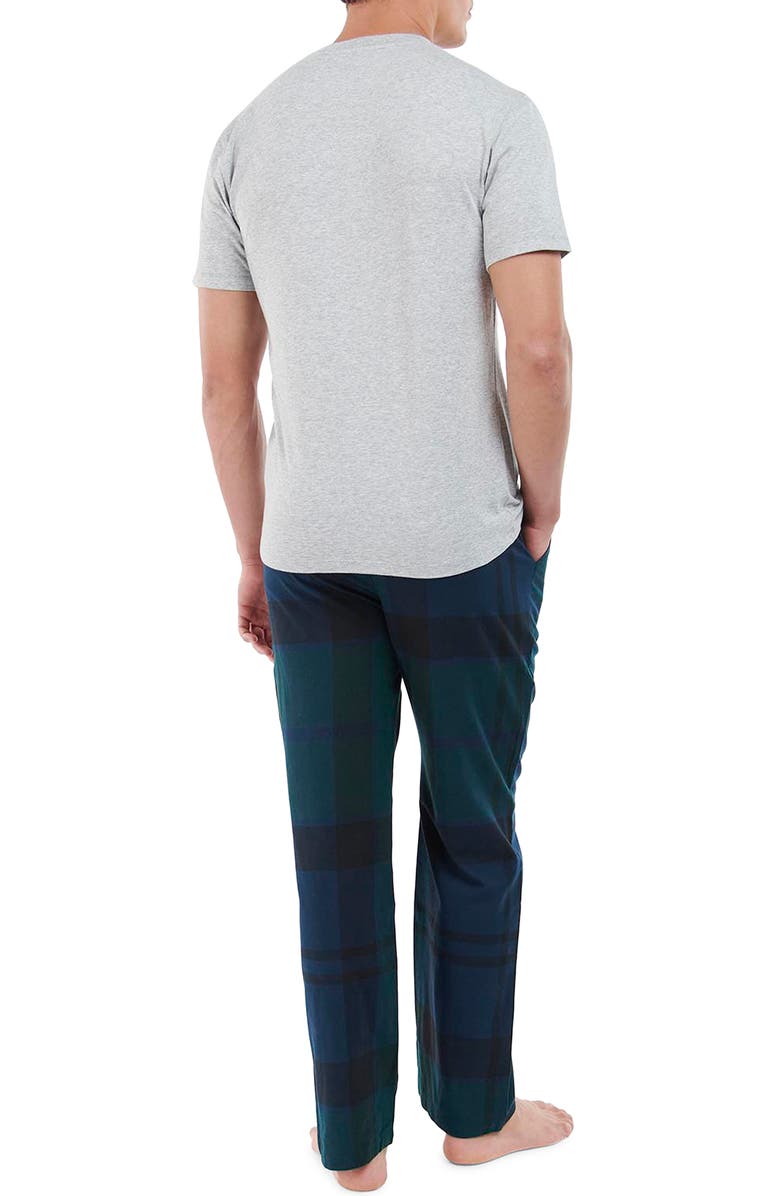 Barbour Stirling Short Sleeve Stretch Cotton Pajamas, Alternate, color, 