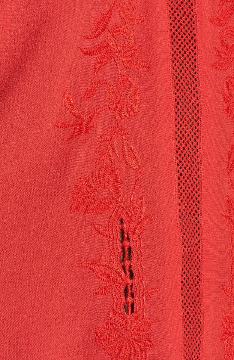 ASTR the Label ASTR Embroidered Tie Back Tank, Alternate, color, 