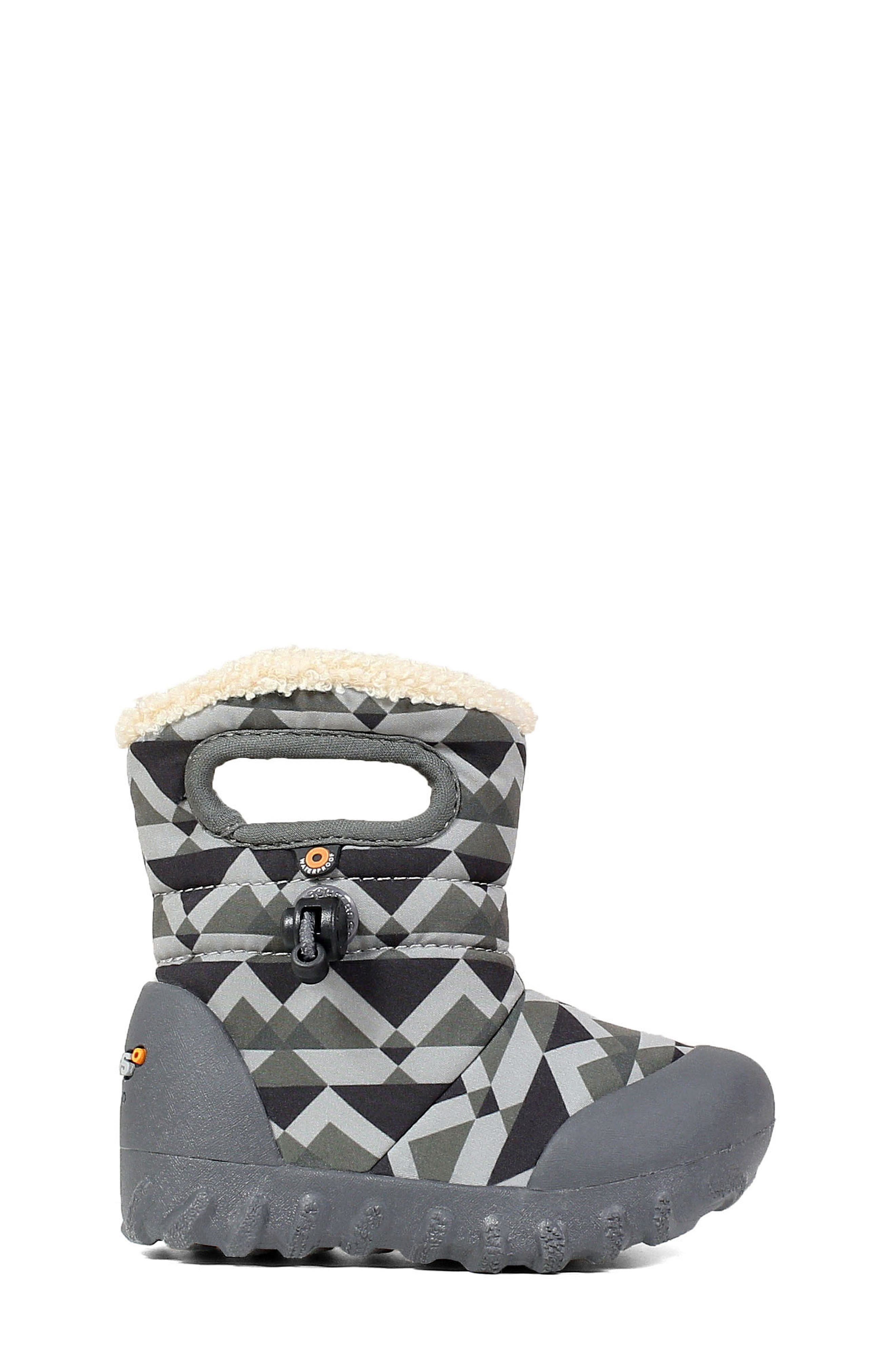 Bogs B-MOC Mountain Insulated Faux Fur Waterproof Boot, Alternate, color, 