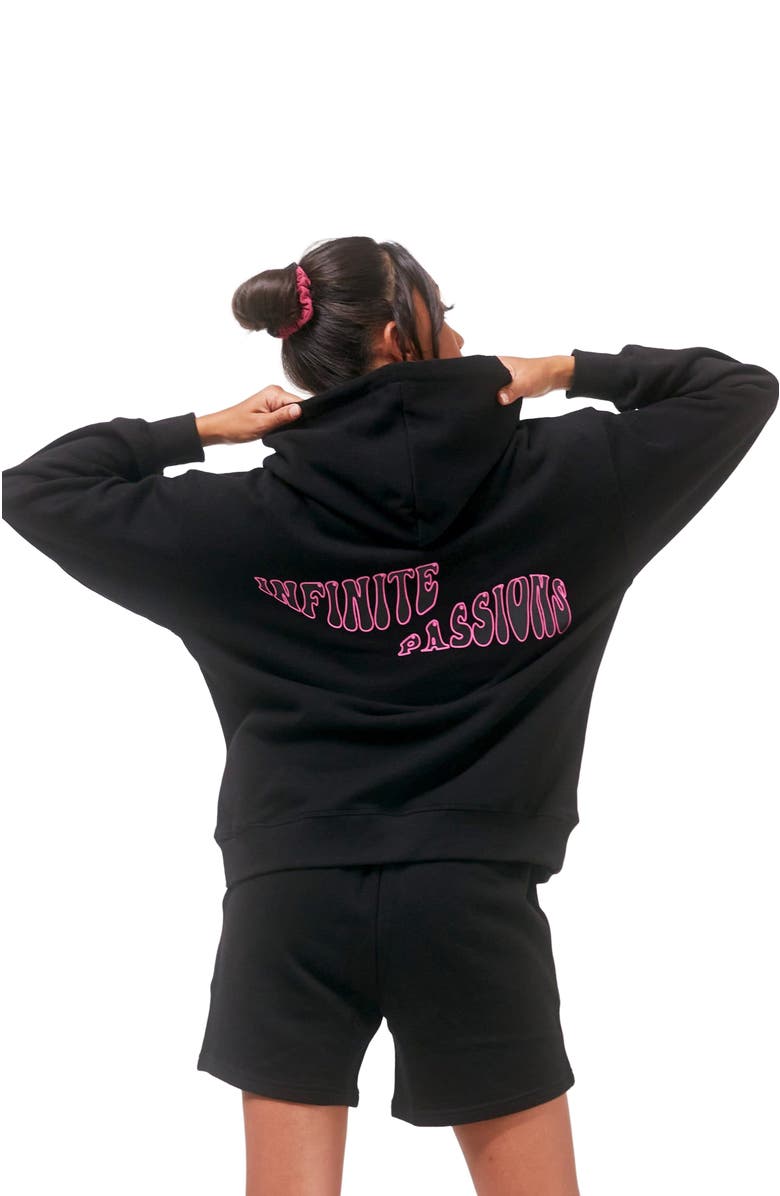 Rebody Active Infinite Passions Hoodie, Alternate, color, Metropolis Black/Fuschia