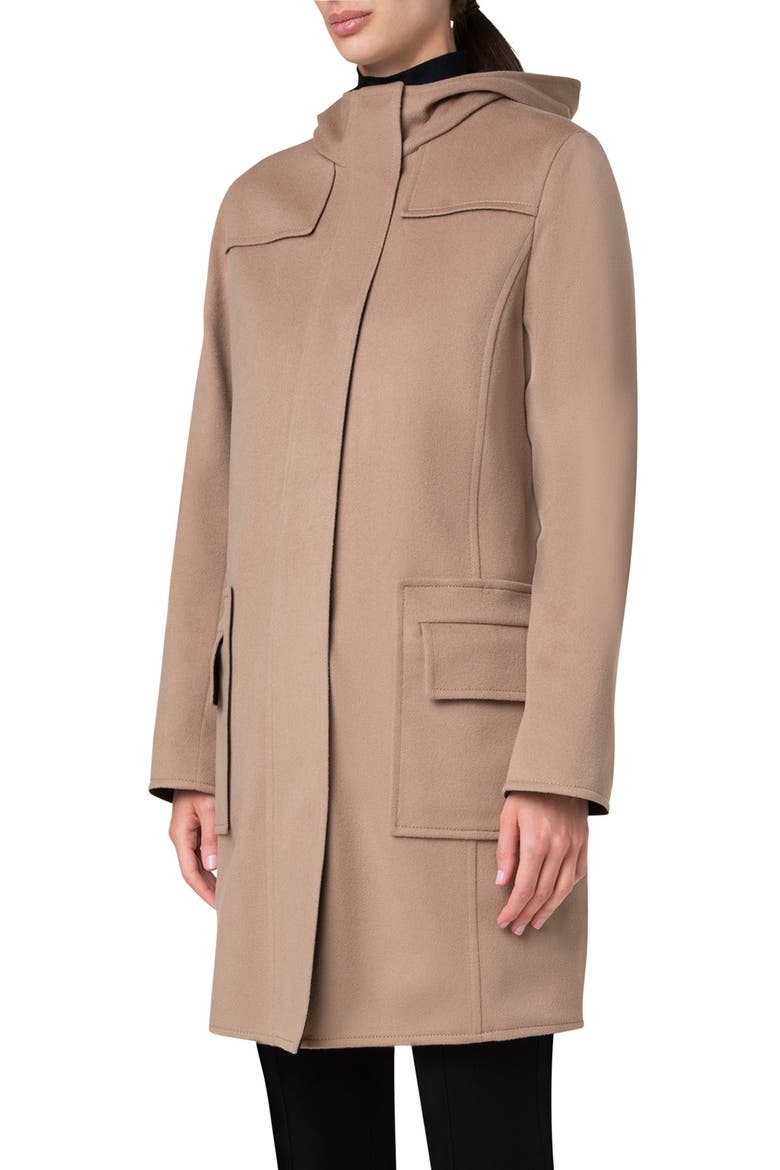 Wool Duffle Coat, Alternate, color, MALT-BLACK