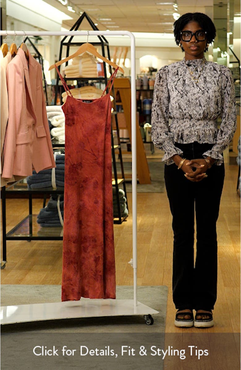 Printed Midi Slipdress, sales video thumbnail